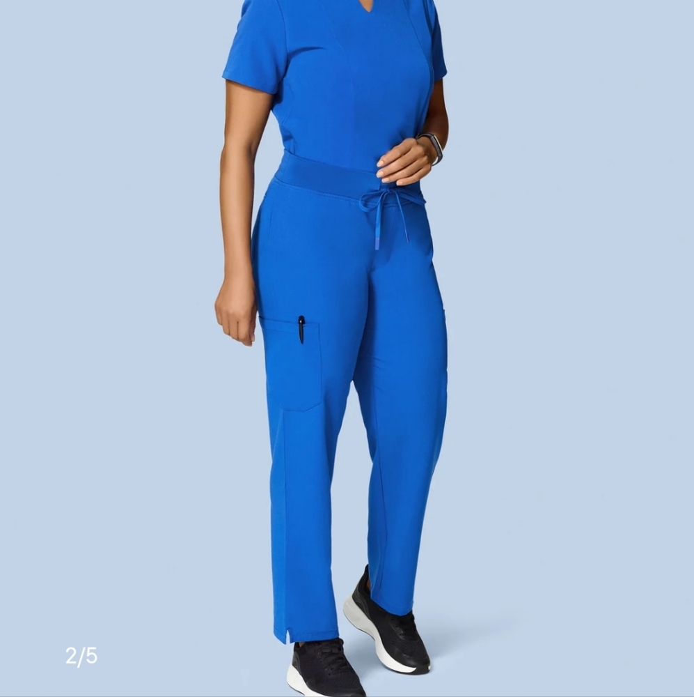 Women's Blue Scrub Pants